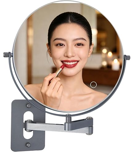 Amazon.co.jp: JERDON 照明付き卓上拡大鏡 - クローム仕上げの5倍の